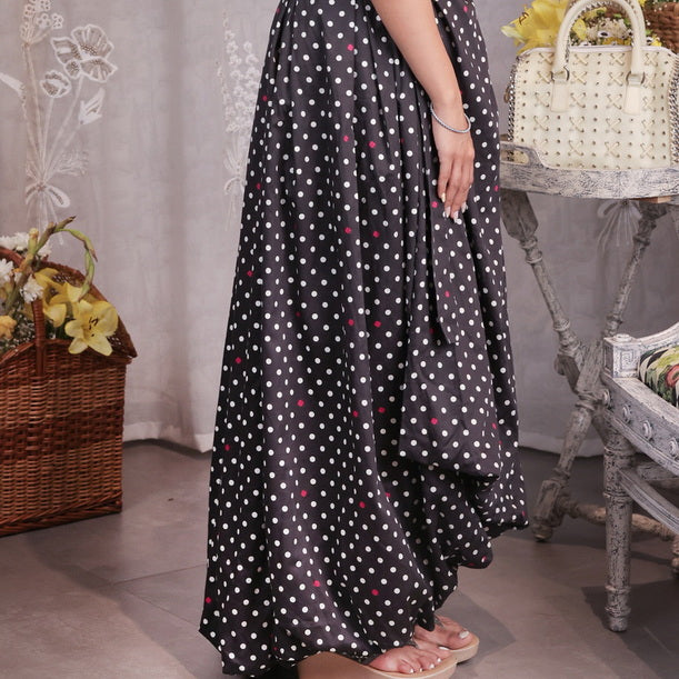 Polka Dot - Starry Wrap Co-Ord Set