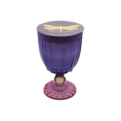 Dotted Candles - Indigo & Pink