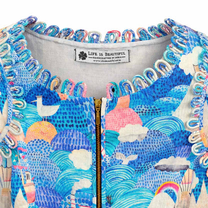 Picnic - Pleated Looped Dress