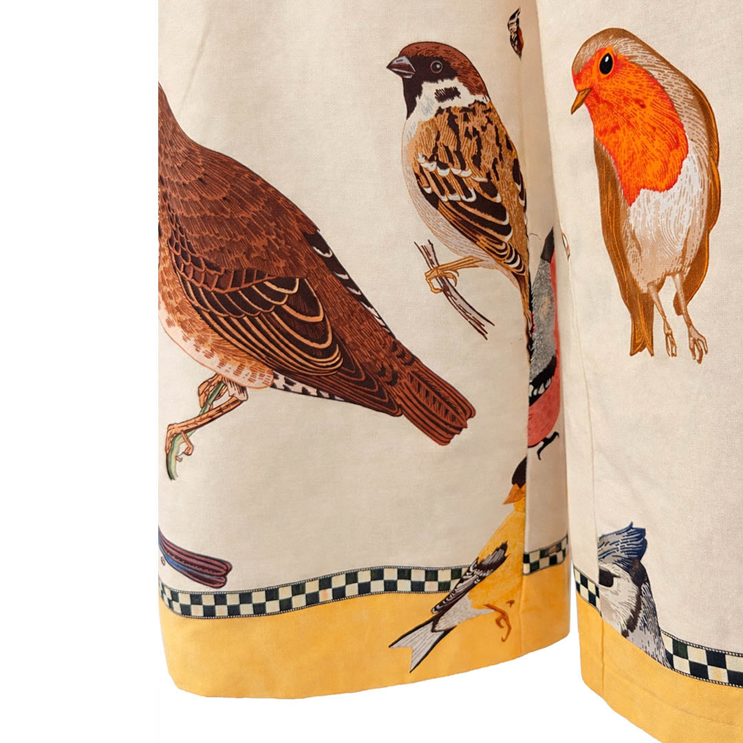 Butterfly & Birds - Printed Culottes