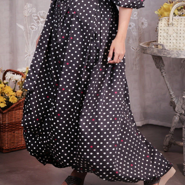 Polka Dot - Starry Wrap Co-Ord Set