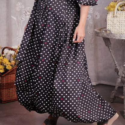 Polka Dot - Starry Wrap Co-Ord Set