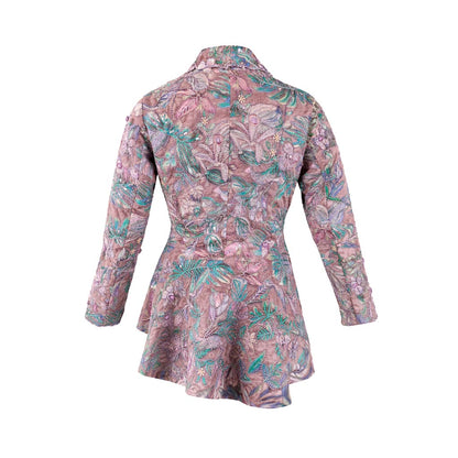 Floral  - Blush Botanical Print Jacket & Pant Co-ord Set