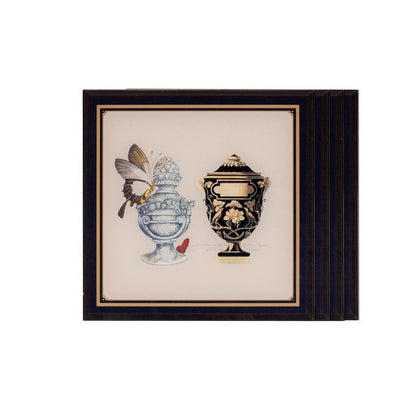 Coasters - Butterflies & Birds Una (Set of 4)
