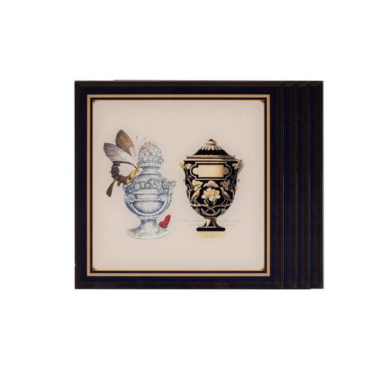 Coasters - Butterflies & Birds Una (Set of 4)