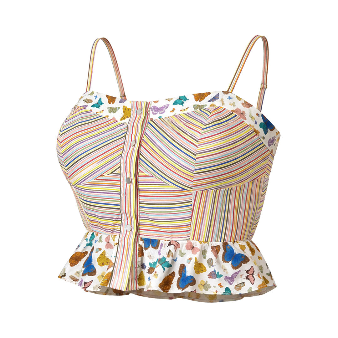 Butterfly & Birds - Skirt & Top Set