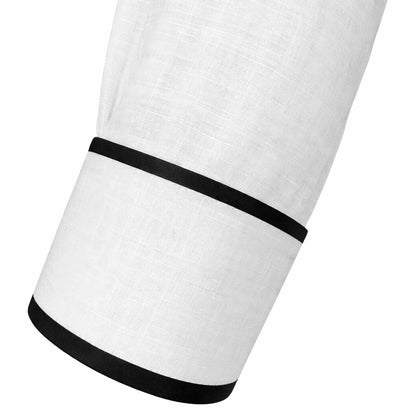 LIB Basics - Ivory Contrast Piping Shirt