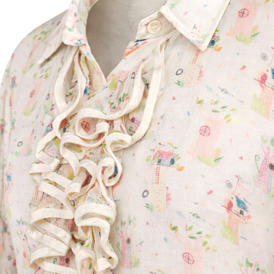 Picnic - Ruffle Front Shirt