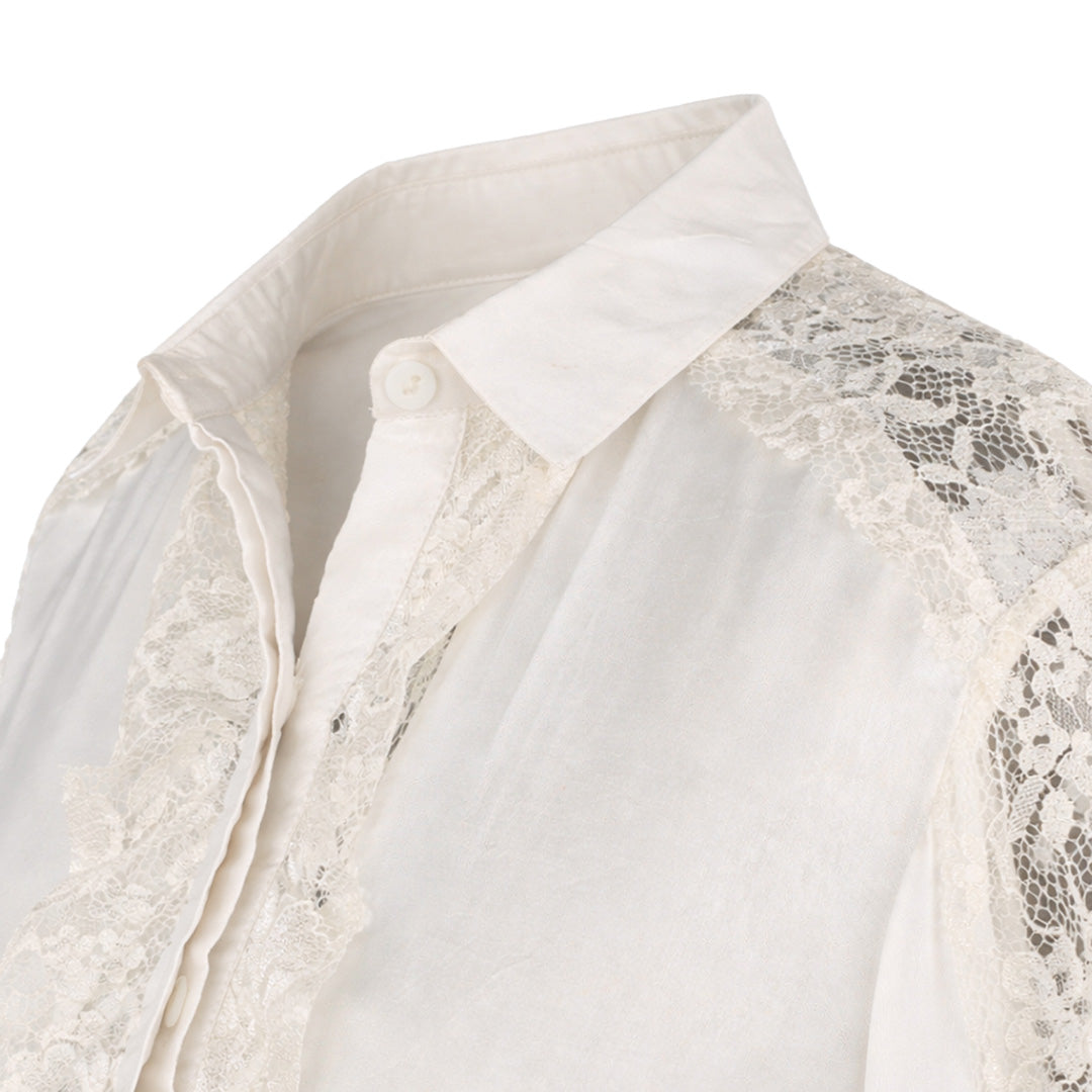 LIB Basics - Lace Panel Shirt