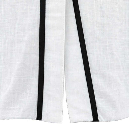 LIB Basics - Ivory Contrast Piping Shirt