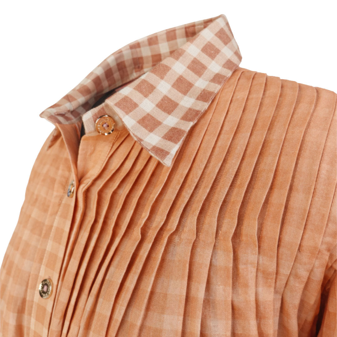 Picnic - Pleated Top & Shorts Set