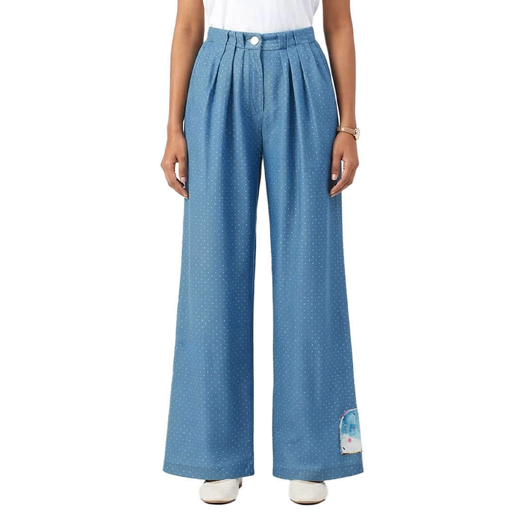 Picnic - Dotted Pleated Pants