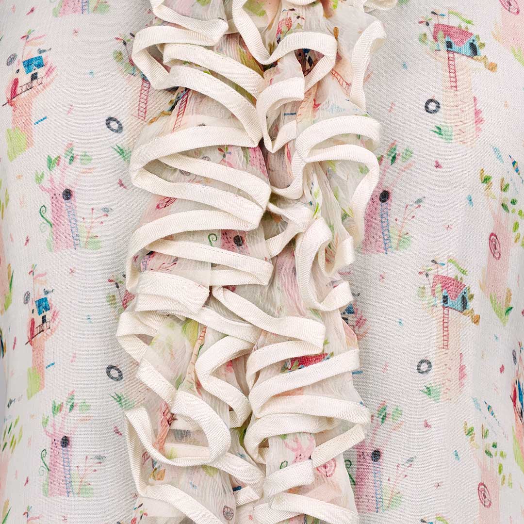 Picnic - Ruffle Front Shirt