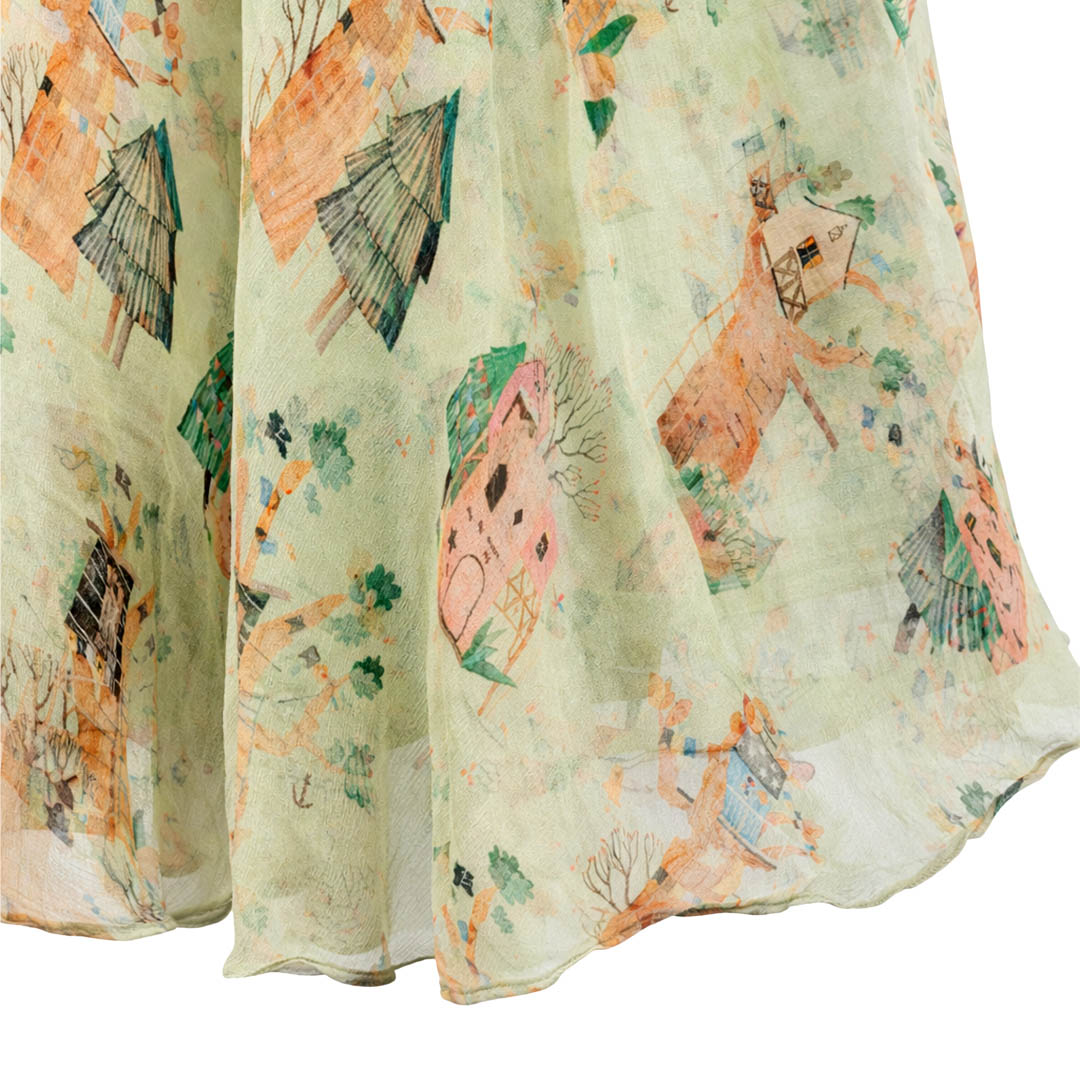 Picnic - Sheer Overlay Dress