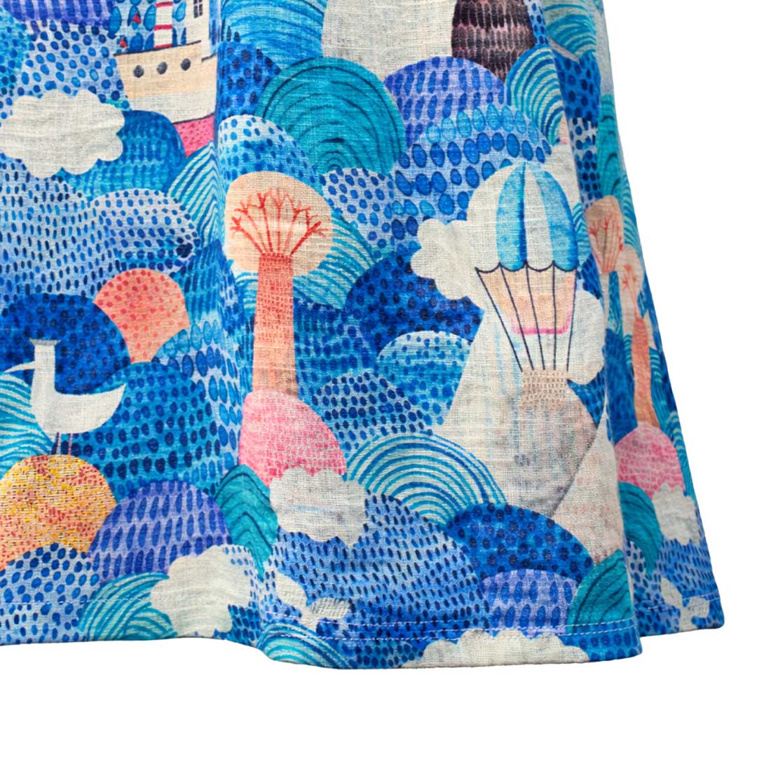 Picnic - Pleated Looped Dress