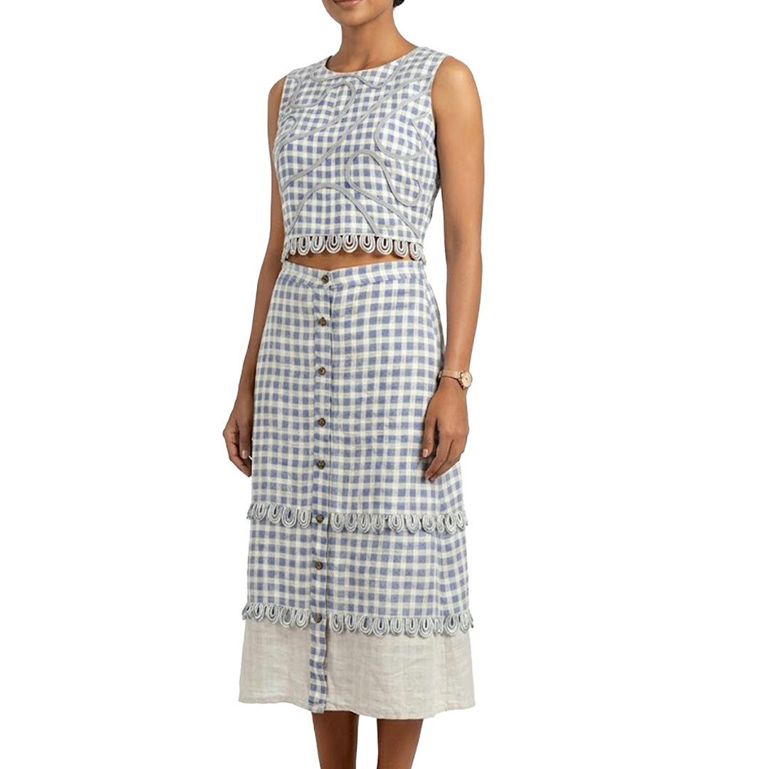 Picnic - Gingham Skirt & Top Set