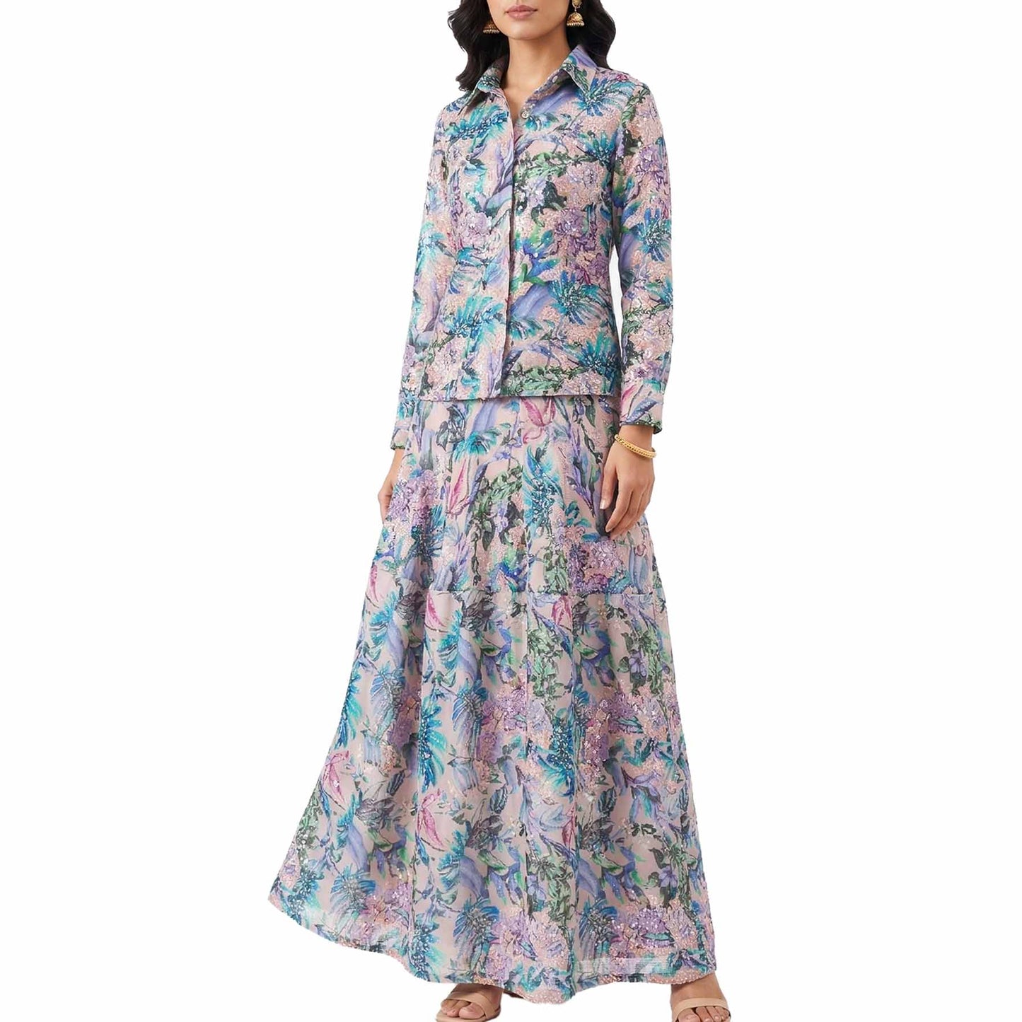 Floral  - Multicolor Printed Co-ord Set