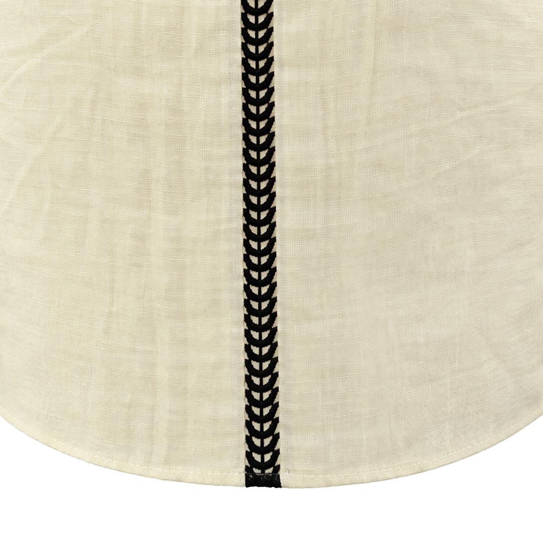 LIB Basics - Embroidered Linen Shirt