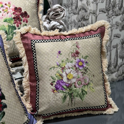 Cushion Covers - Botanical Fringe (Set of 6)