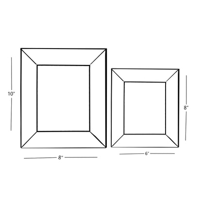 Prismatic Photo Frame – Rosé Lattice Small