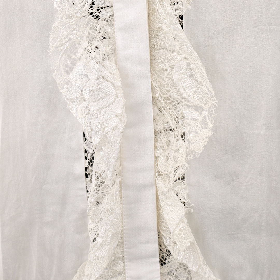 LIB Basics - Lace Panel Shirt