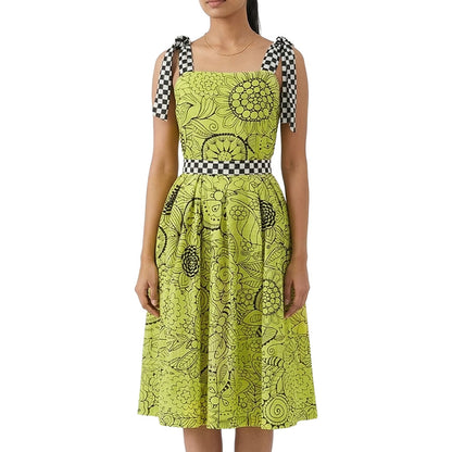 Doodle - Tie-Up Dress