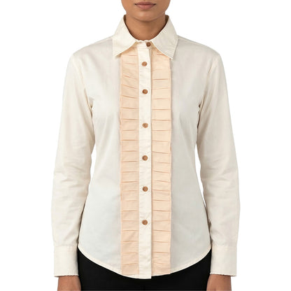 LIB Basics - Ruffle Front Shirt