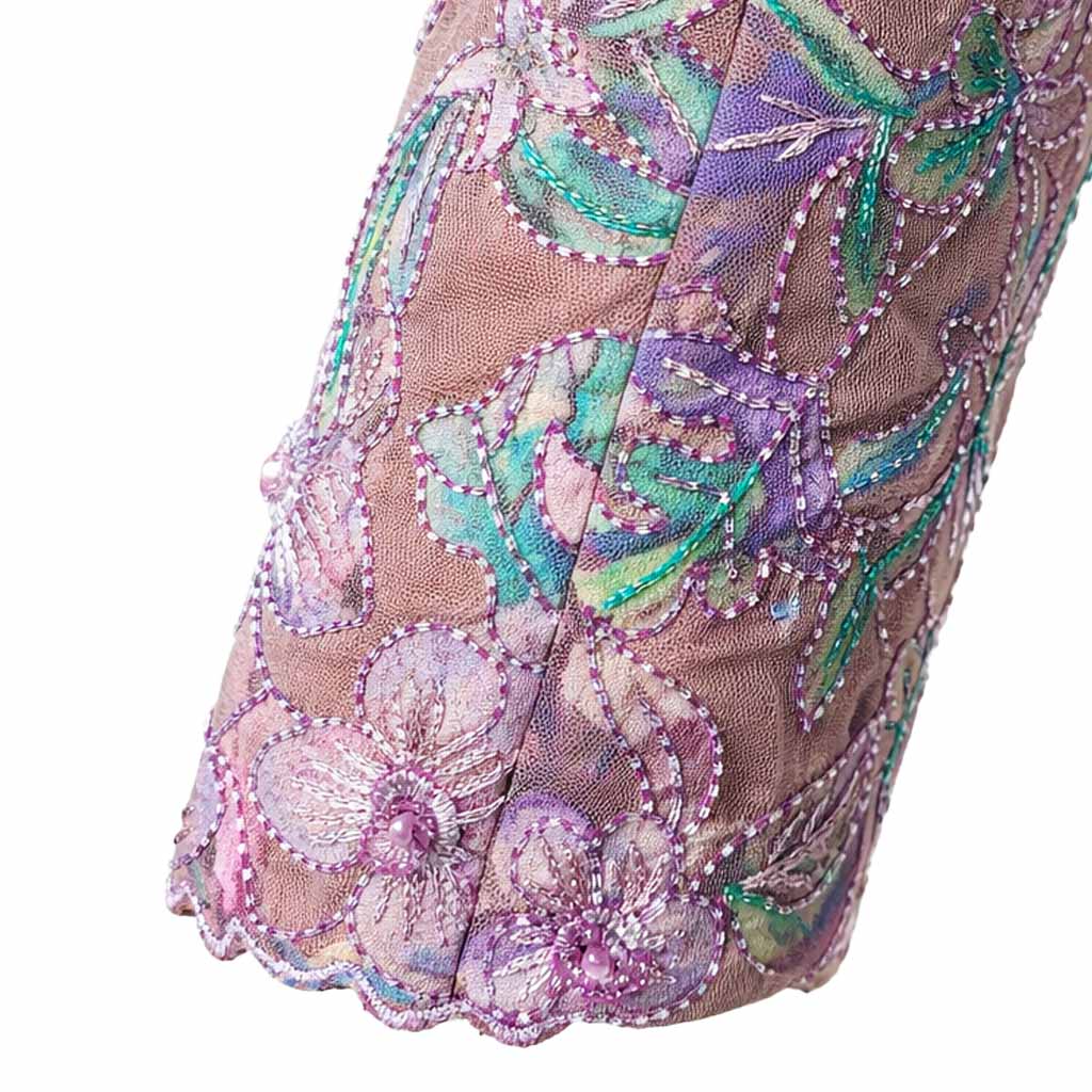 Floral  - Blush Botanical Print Jacket & Pant Co-ord Set