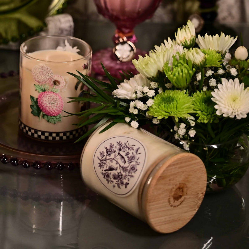 Candles -Flora & Fauna Birds (Set of 2)