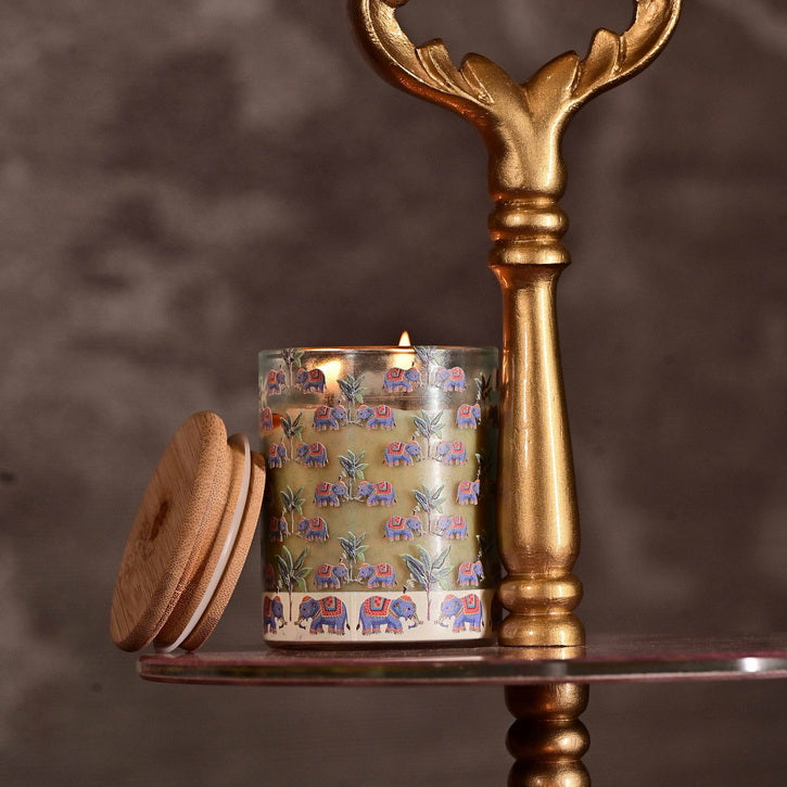 Candles - Blue Elephant (Set of 2)
