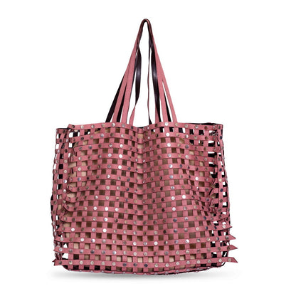 Rivet Reversible - Black & Pink Large
