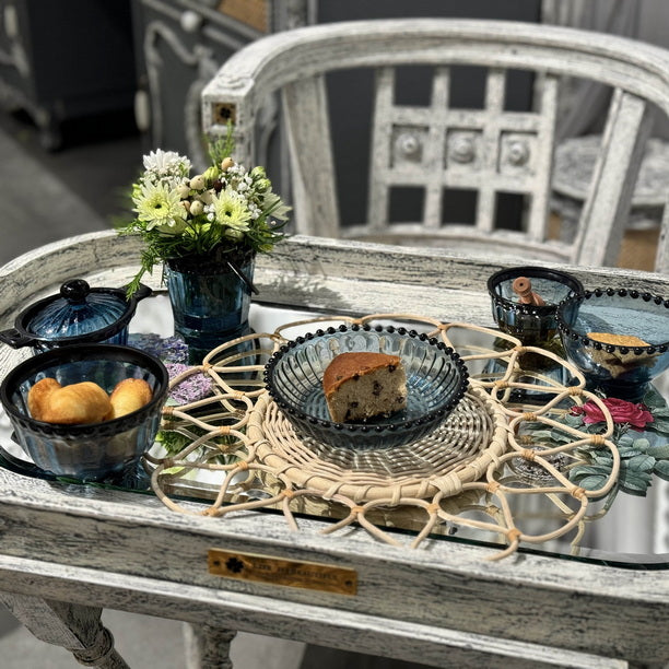 Mini Table Essentials - Dotted Nibbler Smoky (Set of 4)