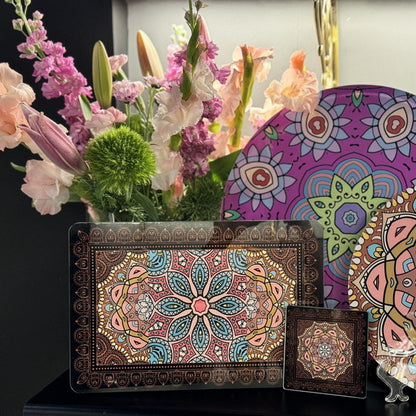 Placemat - Mandala Lena Black (Set of 4)