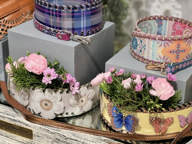 Strap/Belt – Floral Green