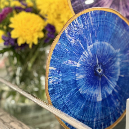 Platters - Psychedelic Colour Slices Blue