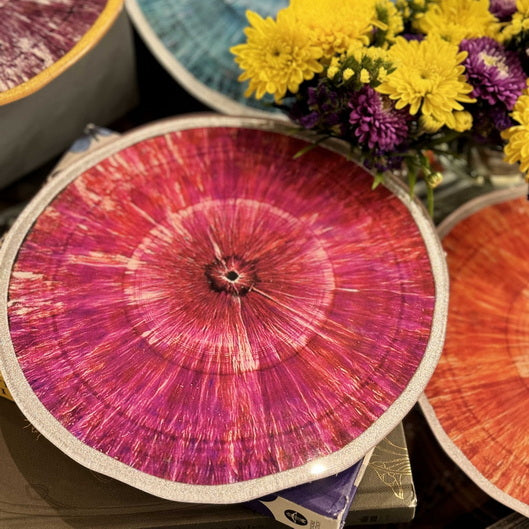 Platters - Psychedelic Colour Slices Pink