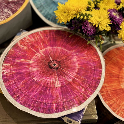 Platters - Psychedelic Colour Slices Pink