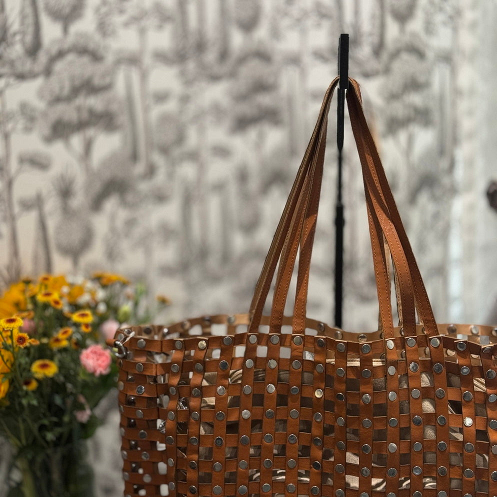 Rivet Reversible - Tan & Brown Large