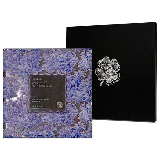 Photo Frame - Blue Elephant Bomman Square