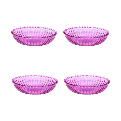 Mini Table Essentials - Dotted Nibbler Pink (Set of 4)