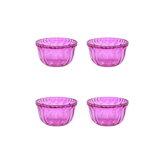 Mini Table Essentials - Dotted Mini Royal Pink (Set of 4)