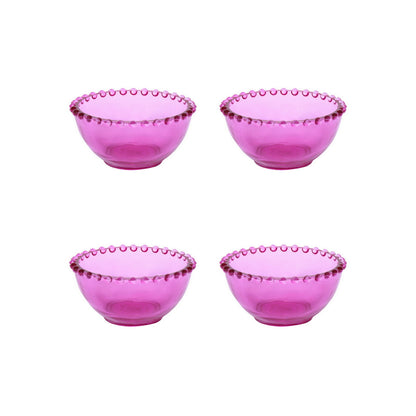 Mini Table Essentials - Dotted Midi Pink (Set of 4)