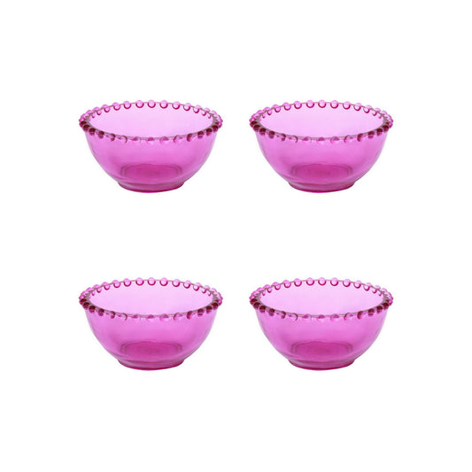 Mini Table Essentials - Dotted Midi Pink (Set of 4)