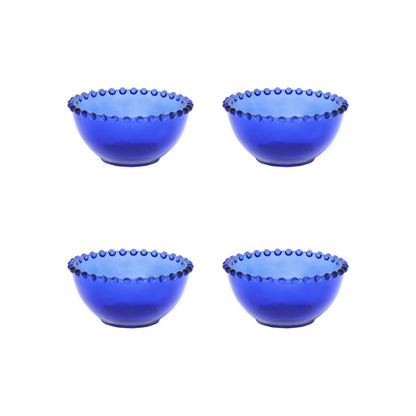 Mini Table Essentials - Dotted Midi Royal Blue (Set of 4)