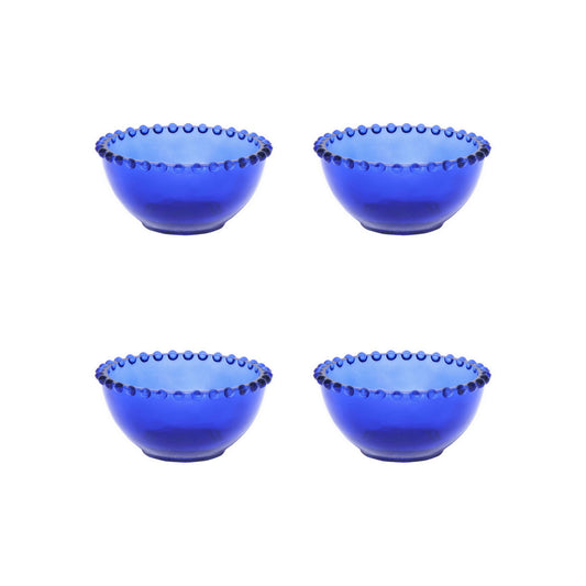 Mini Table Essentials - Dotted Midi Royal Blue (Set of 4)