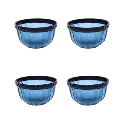 Mini Table Essentials - Dotted Soup Bowl Smoky (Set of 4)