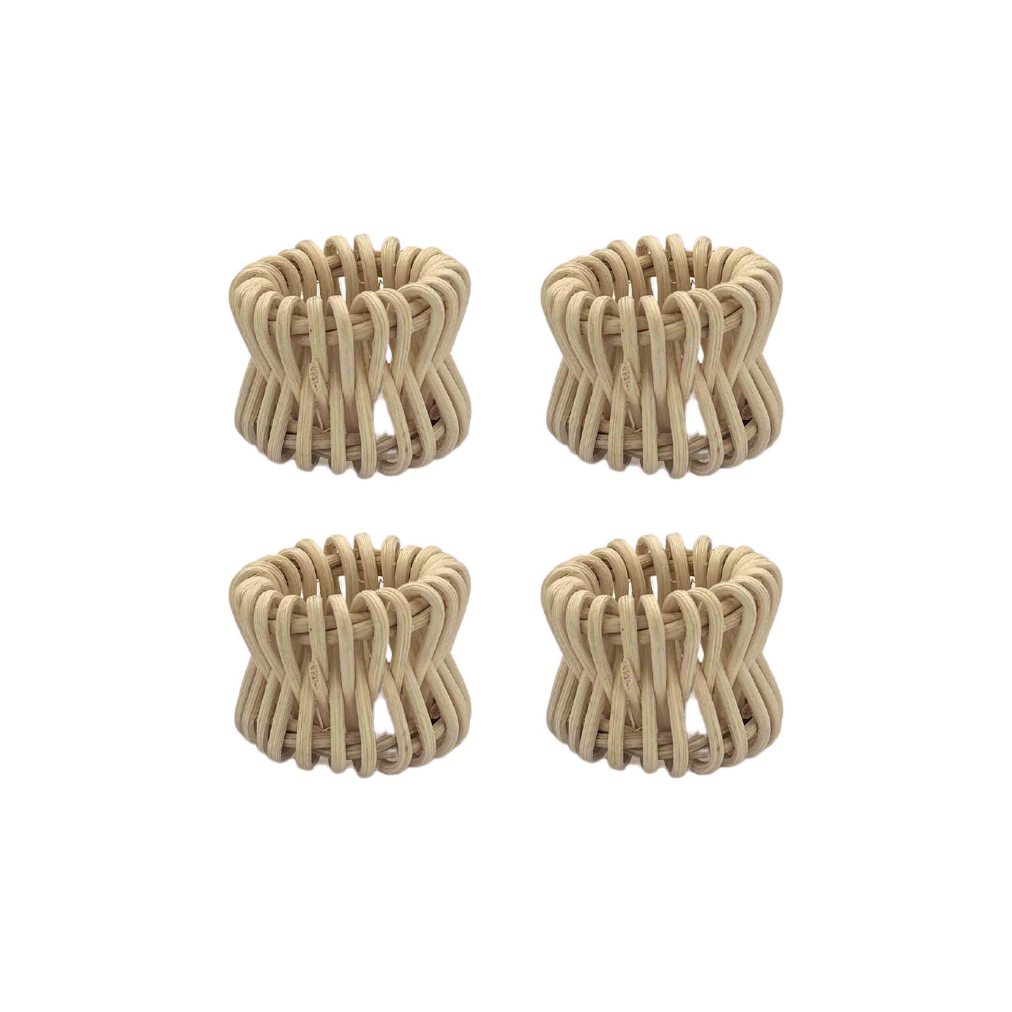 Napkin Ring Set - Picnic Cane (Set of 4)