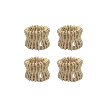 Napkin Ring Set - Picnic Cane (Set of 4)