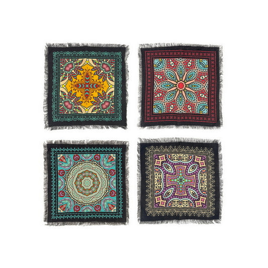 Napkin Sets - Mandala Zazu Dinner Black (Set of 4)
